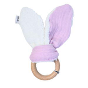 Ma-Ciel Bijtring Bunny Teddy lila